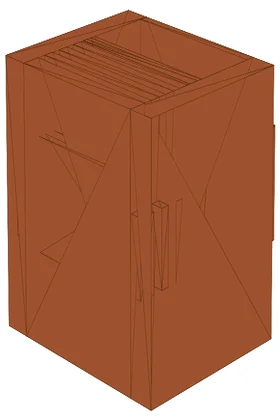 Flat  Panel  True  Style  T  M  F8011  Mahogany  Doors